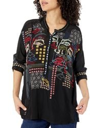 Johnny Was - Biya By Long Sleeve Embroidered Blouse - Lyst