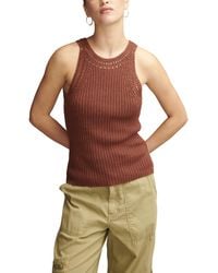 Lucky Brand - Knit Rib Sweater Tank - Lyst