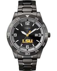 Timex - Tribute Collegiate Acclaim 42mm Watch – Lsu Tigers With Black Stainless Steel Expansion - Lyst