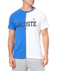 Lacoste - Short Sleeve Regular Fit Colorblocked Tennis Tee Shirt - Lyst