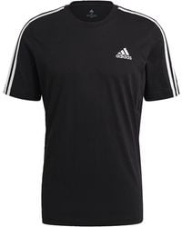 adidas - Essentials 3-stripes T-shirt - Lyst