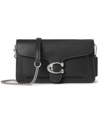 COACH - Tabby Chain Leather Clutch Bag - Lyst