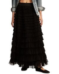 Lucky Brand - Ruffle Tulle Maxi Skirt - Lyst