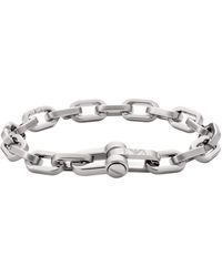 Emporio Armani - Stainless Steel Chain Bracelet - Lyst