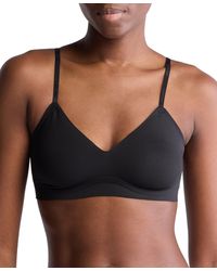 Calvin Klein - Invisibles Gel Wire Lightly Lined Bralette Black - Lyst