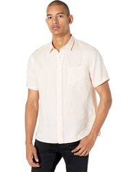 Vince - S Linen S/s Button Down Shirt - Lyst