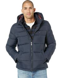 Tommy Hilfiger - Hooded Puffer Jacket Down Outerwear Coat - Lyst