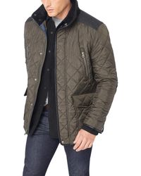 burberry lambskin yoke diamond quilted jacket