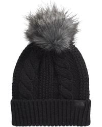 The North Face - Oh Mega Fur Pom Beanie - Lyst