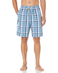 Nautica - Soft Woven 100% Cotton Elastic Waistband Sleep Pajama Short - Lyst