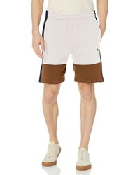 Lacoste - Regular Fit Adjustable Waist Color Blocked Shorts - Lyst