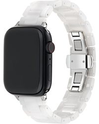 Ted Baker - White Ceramic Strap Silver Buckle For Apple Watch® - Lyst