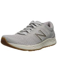 new balance fresh foam arishi v2 in light cyclone with sea salt & champagne metallic