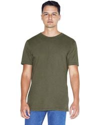 American Apparel - Fine Jersey Crewneck Short Sleeve T-shirt - Lyst