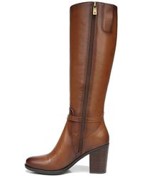 Naturalizer - S Kalina Knee High Tall Boots Cider Spice Leather Narrow Calf 6.5 M - Lyst