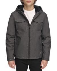 Levi's - Soft Shell Two Pocket Sherpa Lined Hooded Trucker Jacket - Lyst