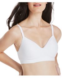 Hanes - S Wireless Seamless Full-coverage Convertible T-shirt With Moisture-wicking Bra - Lyst