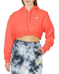 Orange Champion Hoodies for Women | Lyst