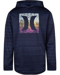 Hurley - Long Sleeve Hooded Graphic T-shirt - Lyst