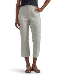 Lee Jeans Ultra Lux High Rise Seamed Cropped Pants