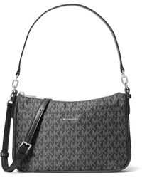 Michael Kors - Jet Set Medium Top Zip Pochette Crossbody Bag - Lyst