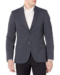 Perry Ellis - Slim Fit Machine Washable Striped Suit Jacket - Lyst