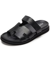 Steve Madden - Maiven Leather Fashion Slide Sandal - Lyst