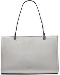 Calvin Klein - Verne Mixed Material Tote - Lyst