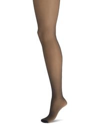 Hanes Silk Reflections Control Top Pantyhose Reinforced Toe 718-multiple  Packs Available in Black