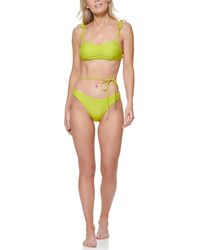 Tommy Hilfiger - Cheeky Comfortable High Leg Bikini Bottom - Lyst