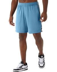 Champion - , Lightweight Attack, Mesh Shorts With Pockets, 7", Mountain Air Blue C Patch Logo, Large - Lyst