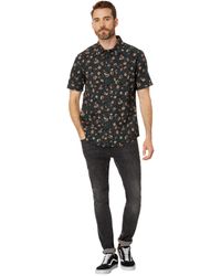 Quiksilver - Button Up Woven Top - Lyst