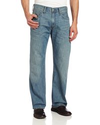Levi's 569 Loose Straight Fit Jean in Gray for Men | Lyst