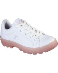 skechers side street awesome sauce white