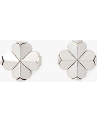 Kate Spade - Spade Flower Studs - Lyst