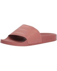 pink adidas adilette slides