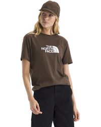 The North Face - Evolution Short Sleeve Half Dome Tee | Everyday Cotton Shirt With A Logo Graphic - Lyst