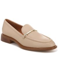 Franco Sarto - Sarto S Eda Classic Slip On Loafer Oyster Beige Leather 5 M - Lyst