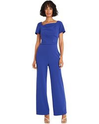 Maggy London - Stylish And Chic Asymmetric Neck Short Sleeves | Jumpsuits For Dressy - Lyst