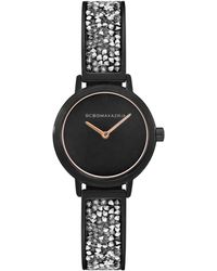 BCBGMAXAZRIA - Ladies Quartz Analog Black Bracelet Watch - Lyst