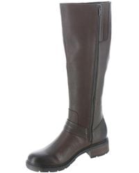 Clarks - Hearth Rae Wide Shaft Knee High Boot - Lyst