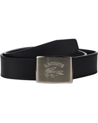 lacoste alligator belt