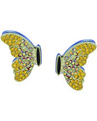 Betsey Johnson - S Butterfly Wing Stud Earrings - Lyst