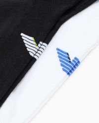 Emporio Armani - Basic 2 Pack Eagle Ankle Sock - Lyst