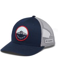 Columbia - Unisex Mesh Snap Back - High, Collegiate Navy/ Grey/mt Hood Circle, One Size - Lyst