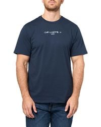 Karl Lagerfeld - Paris Short Sleeve Crewneck Textured T-shirt - Lyst