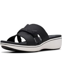 Clarks - Breeze Rae Mia Slide Sandal - Lyst