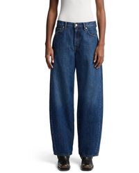 7 For All Mankind - Dojo Tailorless Mid-rise Full Length Wide Leg Jeans - Lyst