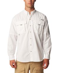 Columbia - Bahama Ii Long Sleeve Shirt Big,white,1x - Lyst