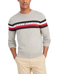 tommy hilfiger sweater gray